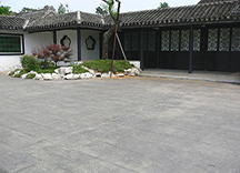 彩色壓模混凝土