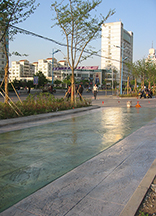 彩色壓模混凝土